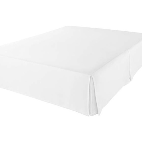 Amazon Basics Bedding Amazonbasics Pleated Bed Skirt Full Bright Whit Poshmark